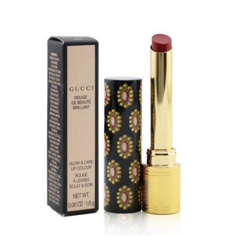 Gucci Glow & Care Shine Lipstick 508 Diana Amber 0.06 oz/ 1.8 